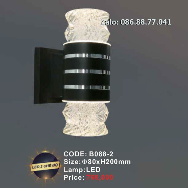 Đèn tường led 2 đầu B090-2 3 den-tuong-led-2-dau-b088-2