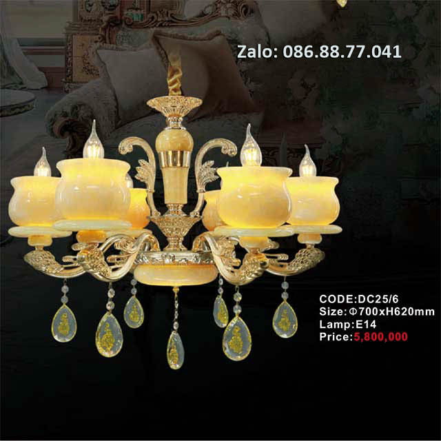 Đèn chùm tân cổ điển DC25/6 1 den-chum-tan-co-dien-dc25-6