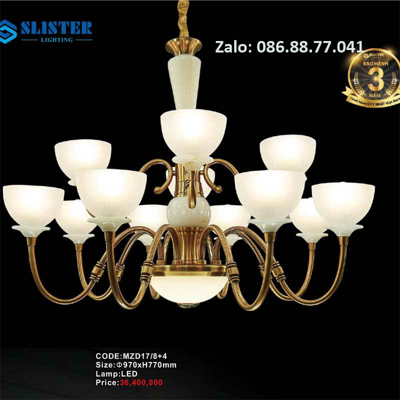 Đèn chùm trang trí MZD17/8+4