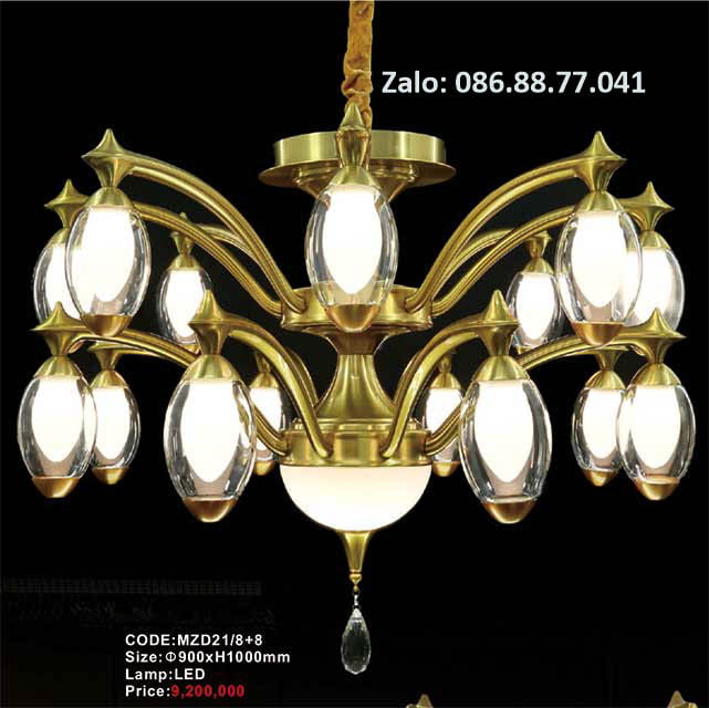 Đèn chùm trang trí MZD21/8+8