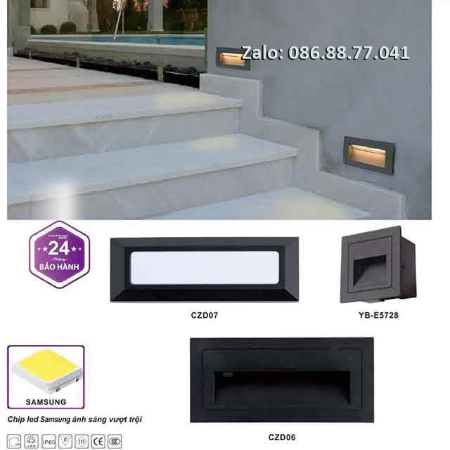 Đèn Led âm tường YB-E5728 3 den-led-am-tuong-hien-dai