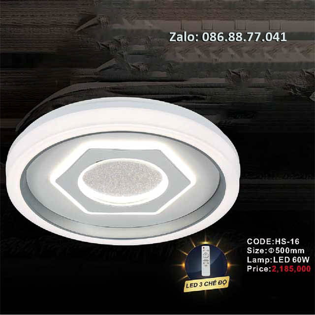 Đèn mâm ốp trần HS-16