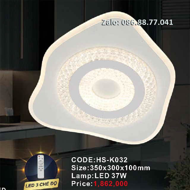 Đèn mâm ốp trần HS-K032
