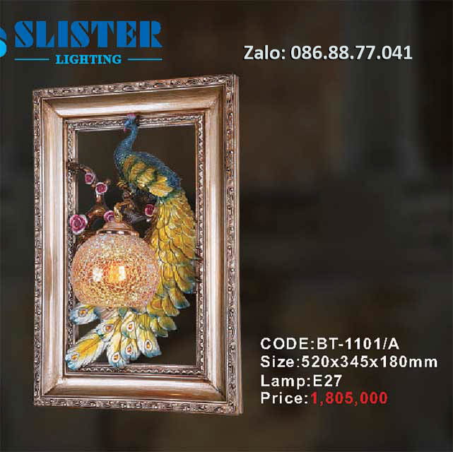 Đèn tường chim công BT-1101/A