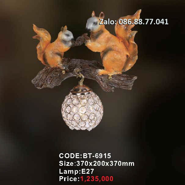 Đèn tường đôi sóc BT-6915