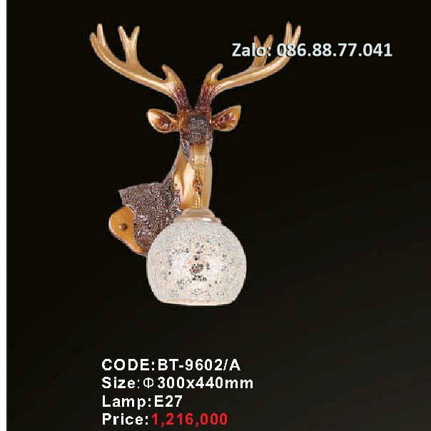 Đèn tường đầu hưu BT-9602/A