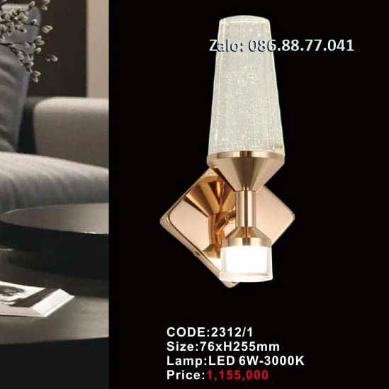 Đèn tường pha lê 2312/1 1 den-tuong-pha-le-2312-1