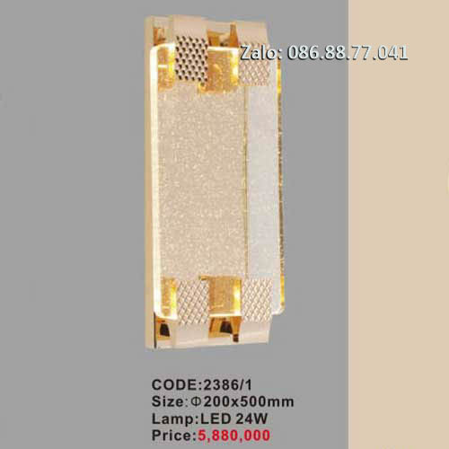 Đèn tường pha lê 2386/1 1 den-tuong-pha-le-2386-1
