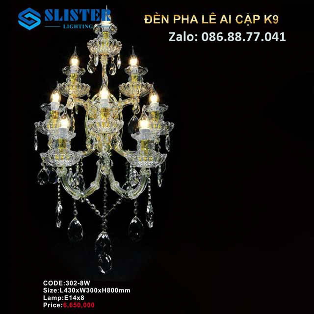 Đèn tường nến 6002-1W 3 den-tuong-nen-302-8w