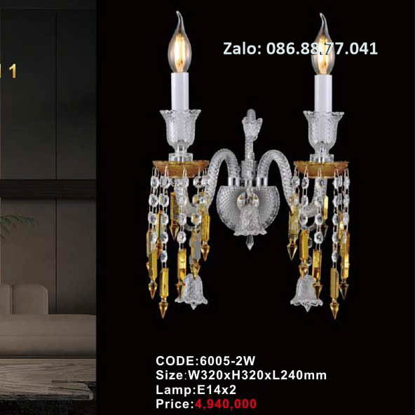 Đèn tường nến 6005-3W 2 den-tuong-nen-6005-2w