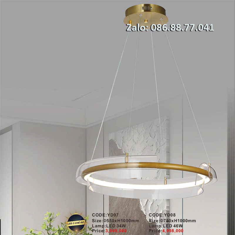 Đèn thả vòng led YD08 1 den-tha-vong-led-yd08