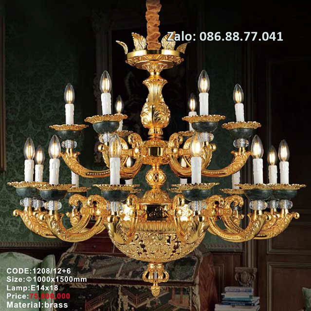 Đèn Chùm Đồng 1278/10 2 den-chum-dong-1208-126