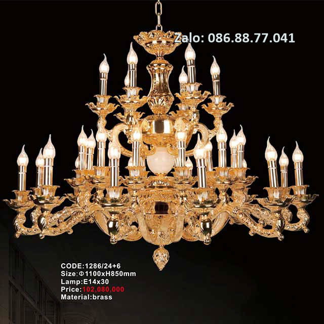 Đèn Chùm Đồng 1287/8 2 den-chum-dong-1286-246
