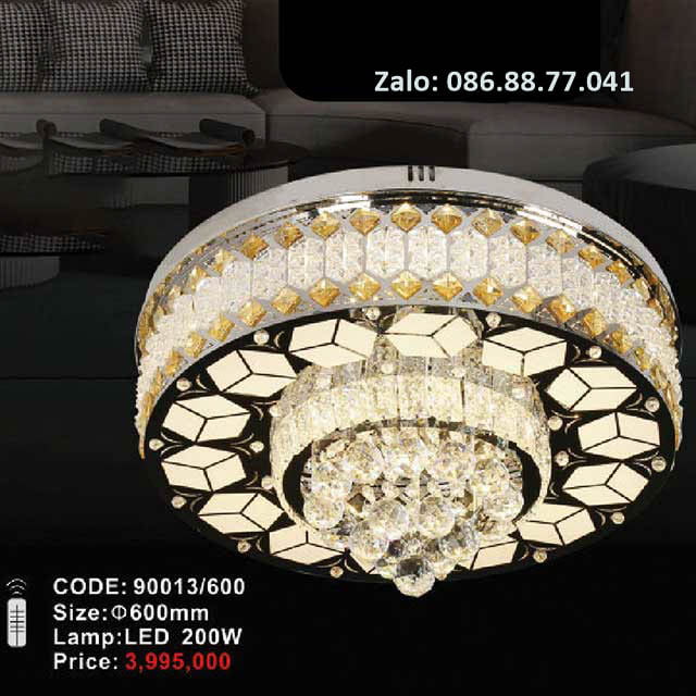 Đèn ốp trần kính 90013/600
