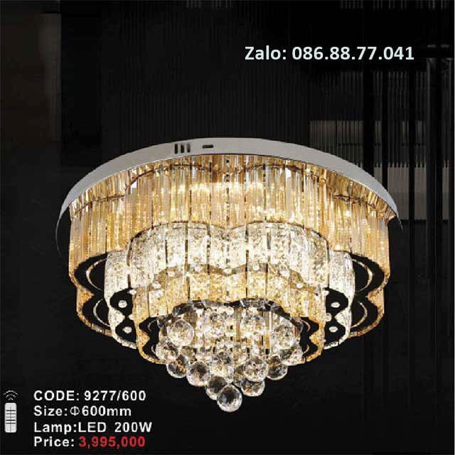Đèn ốp trần kính 9277/600