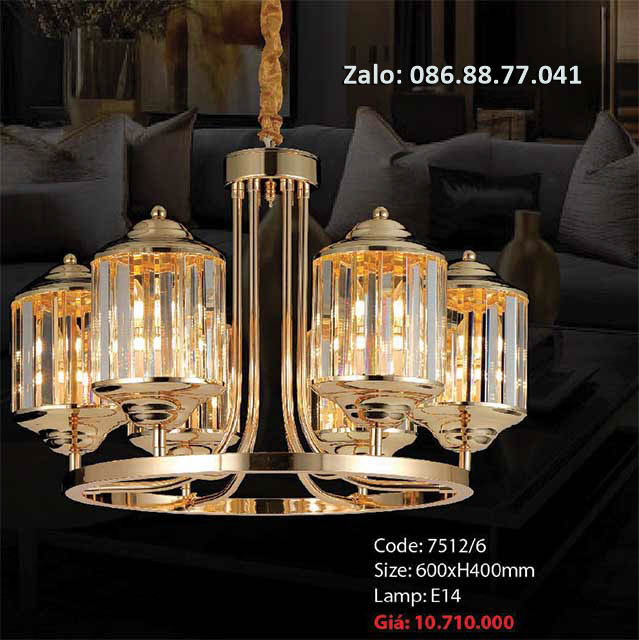 Đèn thả pha lê 7512/6 1 den-tha-pha-le-7512-6