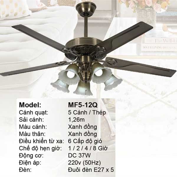 Quạt trần đèn trang trí MF5-12Q 2 quat-tran-den-trang-tri-mf5-12q