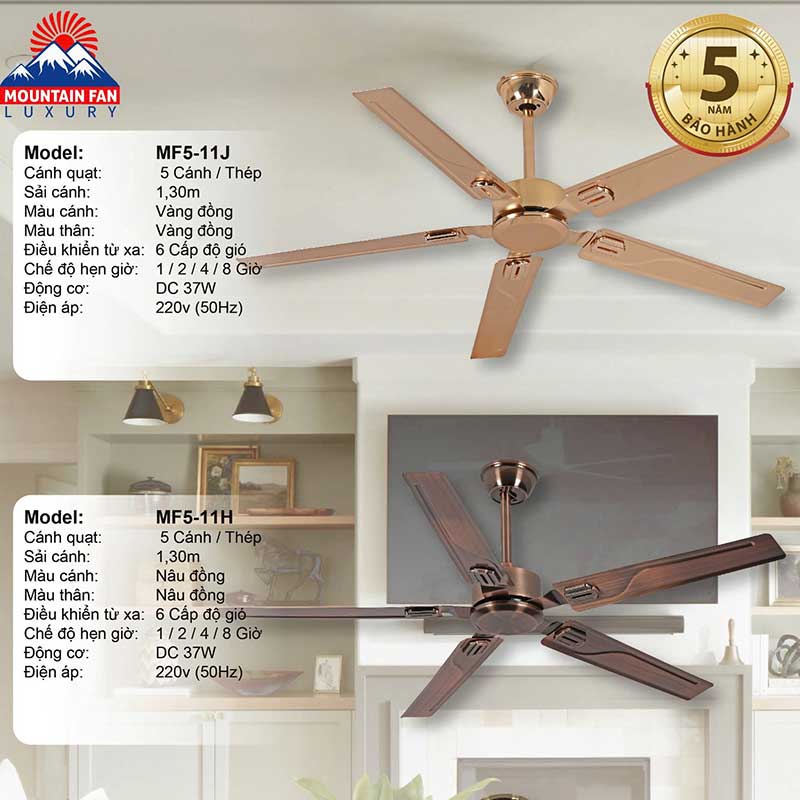 Quạt trần trang trí MF5-5CB 4 quat-tran-trang-tri-mf5-11j