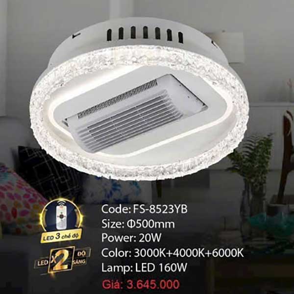 Quạt ốp trần đèn led FS-8523YA 2 quat-op-tran-den-led-fs-8523yb