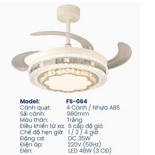 Quạt trần đèn Mountain Fan FS-064
